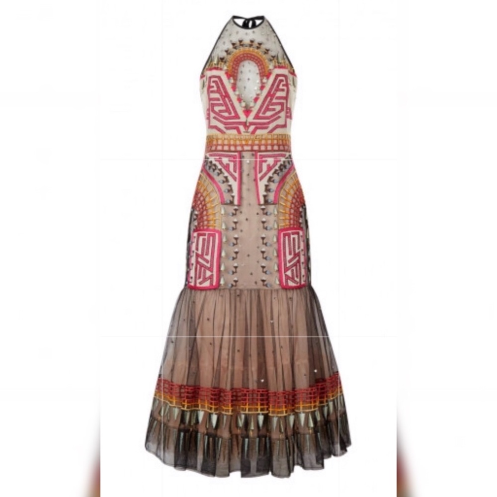 Temperley London Maze Fitted Dress